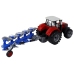 Tractor With Friction Drive Green Plow