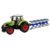 Tractor With Friction Drive Green Plow