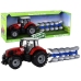 Tractor With Friction Drive Green Plow