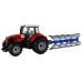 Tractor With Friction Drive Green Plow