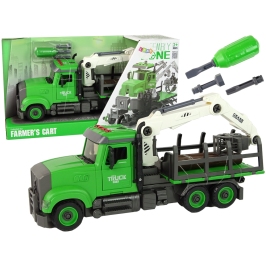 Green Timber Truck