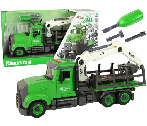 Green Timber Truck