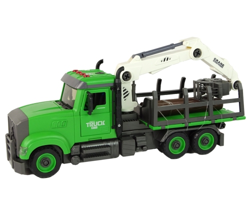 Green Timber Truck