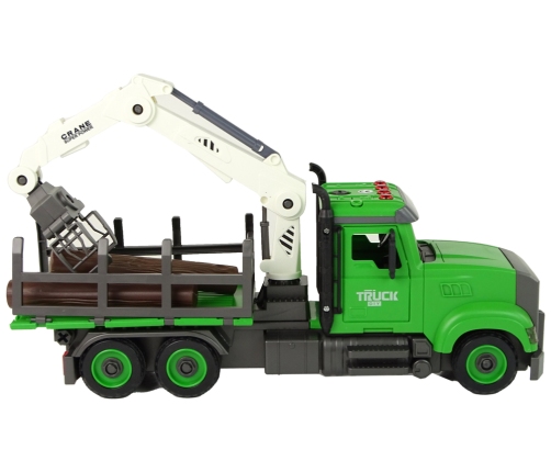 Green Timber Truck