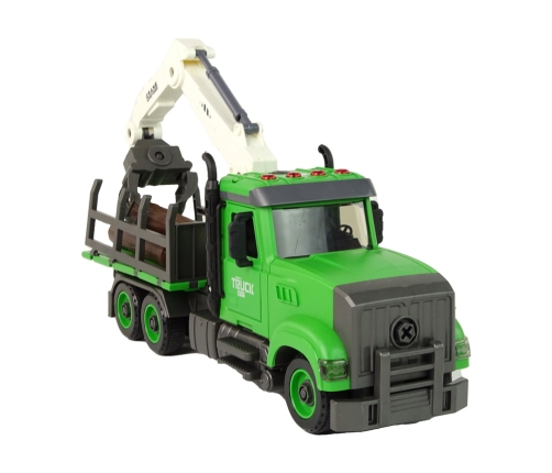 Green Timber Truck