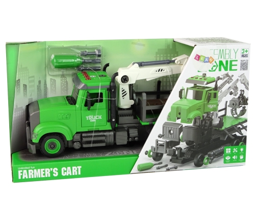 Green Timber Truck