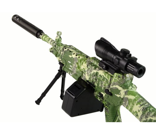 Rifle Water Bullet Gun Green-Grey AMT