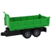 Truck With Crane Friction Drive Sounds Green Wood 1:16