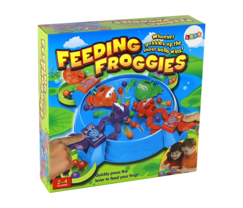 Hungry Frogs Arcade Game Feed the Frog the Balls