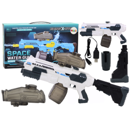 White Automatic M416 Cordless Water Gun Rifle