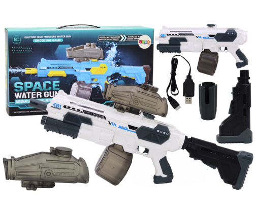 White Automatic M416 Cordless Water Gun Rifle