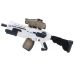 White Automatic M416 Cordless Water Gun Rifle