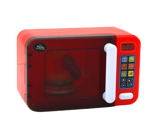 Microwave Oven Toy Microwave Red Accessories