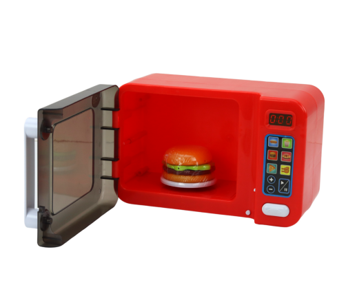 Microwave Oven Toy Microwave Red Accessories