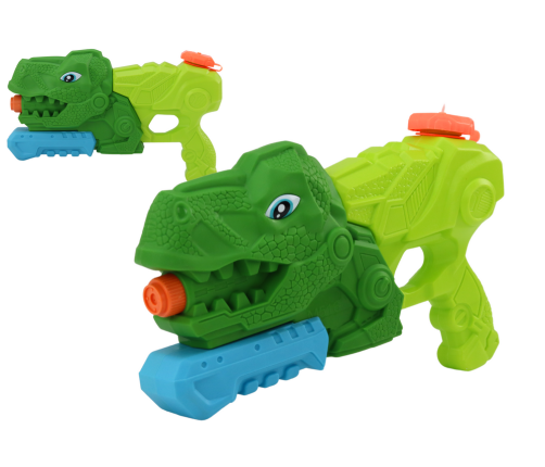 Dinosaur Water Gun 1000 ml Green Tyrannosaurus Range 7 m