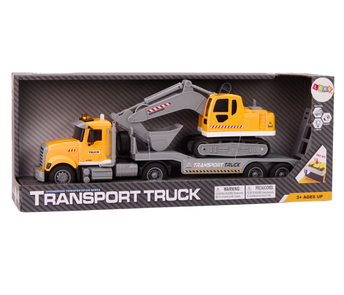 Lora Truck Crawler Excavator Lights Sounds Drive Yellow