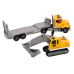 Lora Truck Crawler Excavator Lights Sounds Drive Yellow