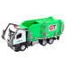 Multifunctional Green Metal Garbage Truck with Friction Drive and Colorful Baskets