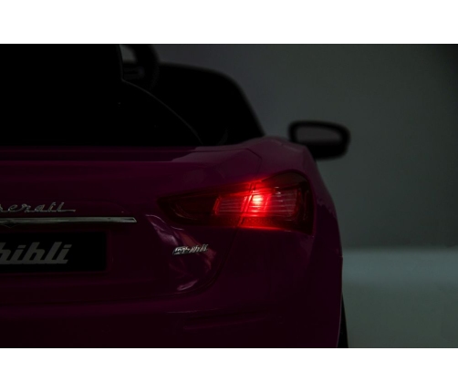 Vienvietīgs elektromobilis Maserati Ghibli SL631 Pink