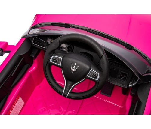 Vienvietīgs elektromobilis Maserati Ghibli SL631 Pink