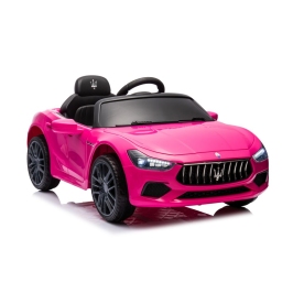 Vienvietīgs elektromobilis Maserati Ghibli SL631 Pink