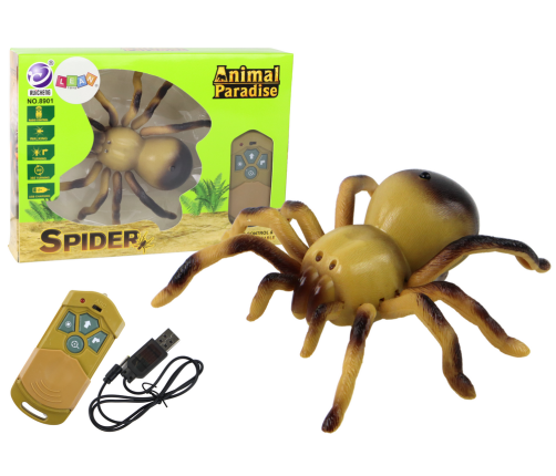 Remote Controlled Spider tarantula Remote R/C Yellow