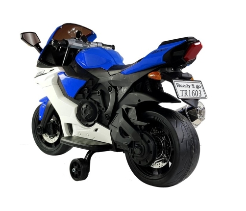 TR1603 Electric Ride-On Motorbike Blue