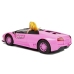 Sports car with a doll Pink