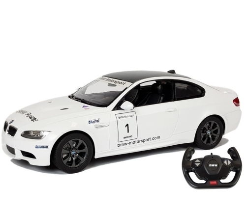 Car R/C BMW M3 Rastar 1:14 White