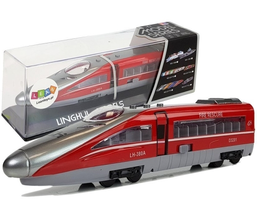 Pendolino Spring Powered Train Red with Sound and Lights