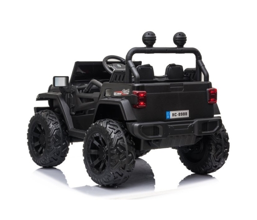 Двухместный детский электромобиль Jeep HC8988 Black Painted