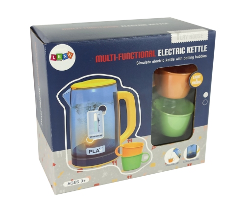 Electric Blue Kettle Lit Playing Water Sounds