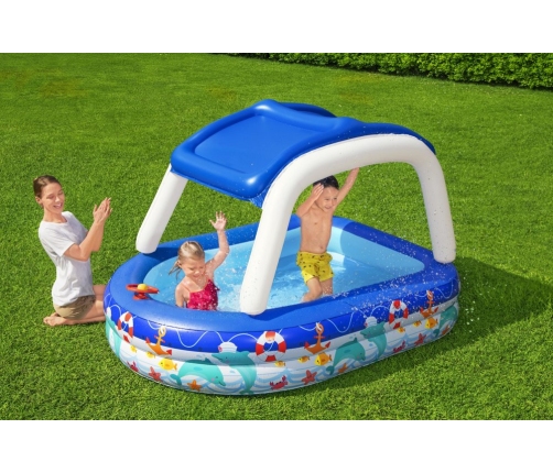 Inflatable Pool With Roof 213 x 155 x 132 cm Bestway 54370