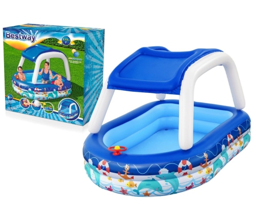 Inflatable Pool With Roof 213 x 155 x 132 cm Bestway 54370