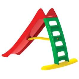 Garden speed slide 170 cm with a green ladder