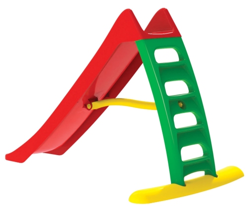 Garden speed slide 170 cm with a green ladder