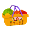 Basket Grocery Set For Shopping Vegetables, Fruits Pink 5354