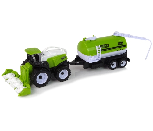 Farm Vehicle Set Tractors Tanker Trailer