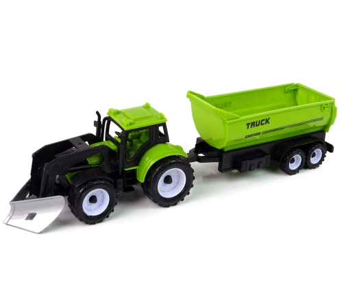 Farm Vehicle Set Tractors Tanker Trailer