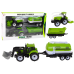 Farm Vehicle Set Tractors Tanker Trailer