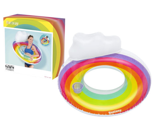 Inflatable Swimming Ring 107 cm Rainbow Bestway 43647