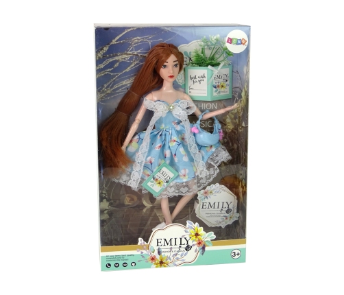 Emily Spring Baby Doll Red Hair Flowers