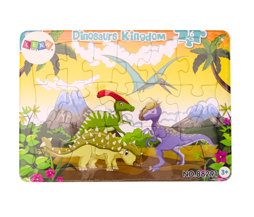 Puzzle for Children Dinosaurs Board Colorful 16 Pieces