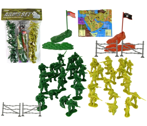 Military Set 51 Elements Green