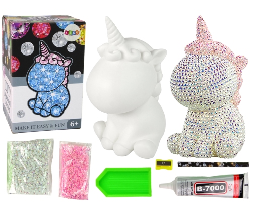 Creative Unicorn Kit DIY Diamonds Crystals Pink