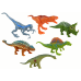 Set of Dinosaur Figurines 6 pieces Colorful