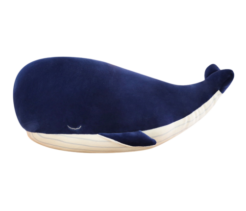 Plush Mascot Whale Navy Blue 25 cm