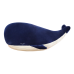 Plush Mascot Whale Navy Blue 25 cm