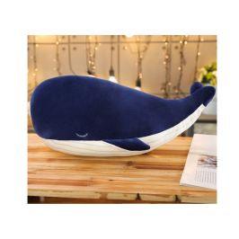 Plush Mascot Whale Navy Blue 25 cm