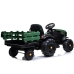 Electric Ride On Tractor with a trailer BDM0925 Military Green